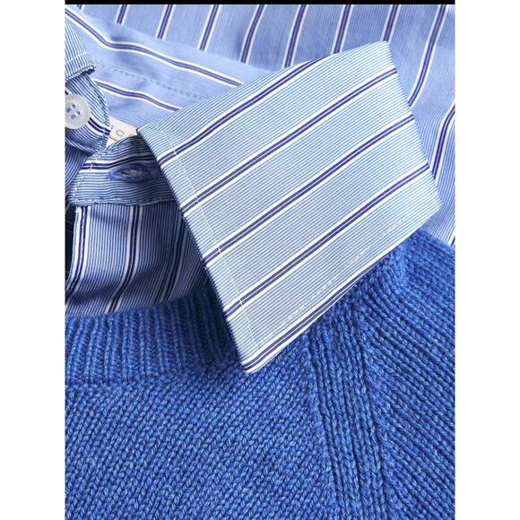 Stella McCartney Cashmere Blend Layered Shirting Sweater XL - Picture 2 of 6